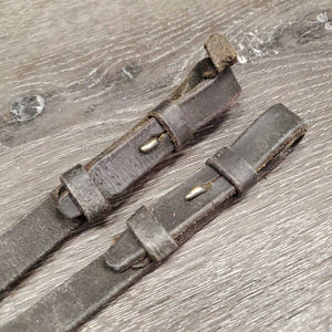Thick Braided Reins, bling *gc, loose hook & lace, v.dirty, stiff