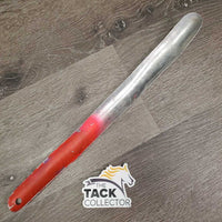 Metal Sweat Scraper *gc/fair, bent scratches, stains, painted, oxidized

