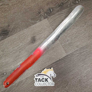 Metal Sweat Scraper *gc/fair, bent scratches, stains, painted, oxidized
