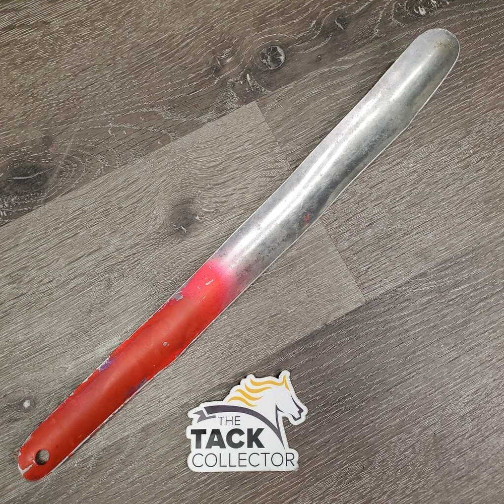 Metal Sweat Scraper *gc/fair, bent scratches, stains, painted, oxidized
