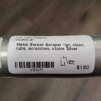 Metal Sweat Scraper *gc, clean, rubs, scratches, stains