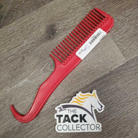 Hvy Plastic Mane Comb, Hoof Pick Handle *vgc, mnr scuffs & stains
