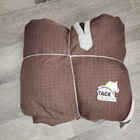 Med Winter Blanket, 0 legs/tail *gc, 0 wpf, faded, missing hardware & strap, snags, dirt, rubs, hair, frays
