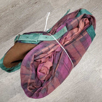 Lt Winter Blanket, 1 leg *gc, 0 wpf, faded, snags, dirt, hair, film, repairs, rubs
