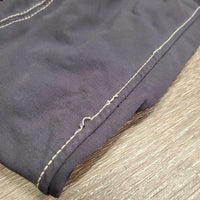 Euro Seat Breeches *gc/fair, seams: puckers & loose stitches, faded, stains, v.pilly knees, lining, seat
