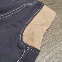 Euro Seat Breeches *gc/fair, seams: puckers & loose stitches, faded, stains, v.pilly knees, lining, seat
