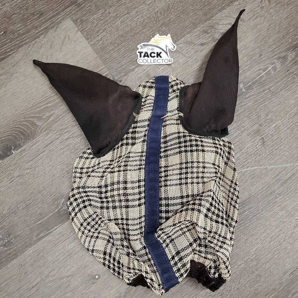 Hvy Mesh Fly Mask, ears *fair/gc, snags, faded, dirt, hairy, older, threads