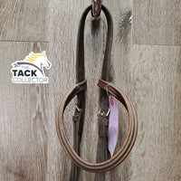 Rsd/Padded Bridle *NO Noseband, gc/fair, older, slices, xholes, dirty, loose hooks, stiff