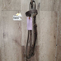 Flat Bridle *NO Noseband *gc/fair, dry, stiff, creases, scrapes