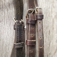 Flat Bridle *NO Noseband *gc/fair, dry, stiff, creases, scrapes