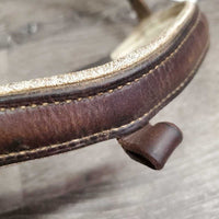 Padded Leather Noseband ONLY *NO Flash, clean, fair, rubs, creases, peeled, older