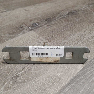 Aluminum Corking Tool - Tap, wrench *fair, v.dirty, older
