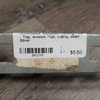Aluminum Corking Tool - Tap, wrench *fair, v.dirty, older

