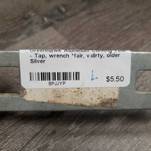 Aluminum Corking Tool - Tap, wrench *fair, v.dirty, older