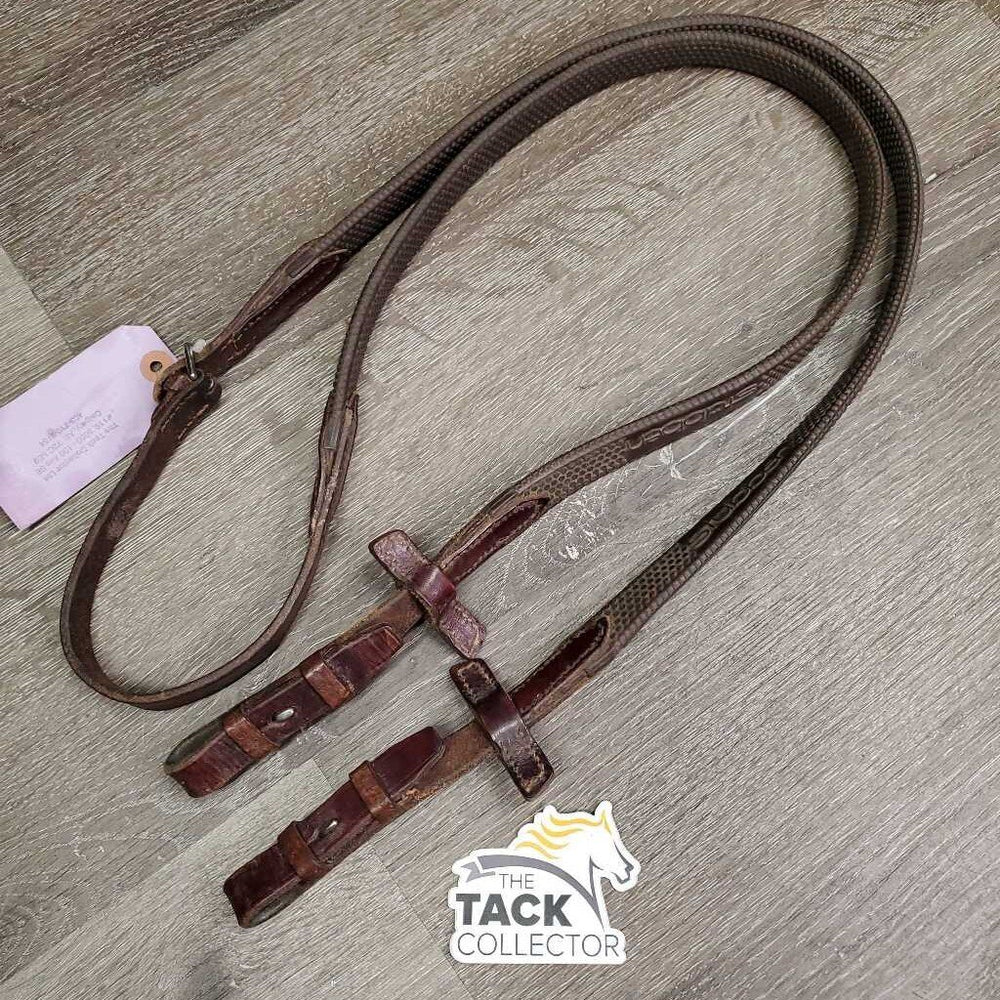 V.Short (& uneven) Rubber Reins *xc, clean, mnr scrapes, trimmed end