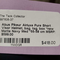 Airluxe Pure Short Visor Helmet, bag, tag, box *new *10/2023
