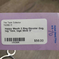 2 Ring Elevator Gag, tag *new, tags
