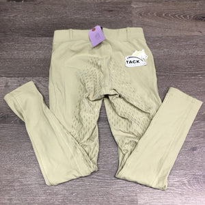 Full Seat Sticky Riding Tight Breeches, Pull On, Thigh Pockets *vgc, mnr puckers, older, dry stickies