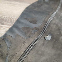Pr Half Chaps *fair, v.rubbed, dirty & stretched, daded, peeled, cracking & shedding
