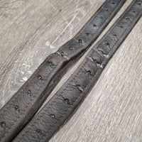 Soft Sitrrup Leathers *gc/fair, v.rubbed & thin spots, faded, edge scrapes, holes: scraped, threads & stretched
