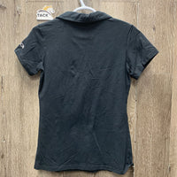 SS Polo Shirt, 1/4 Button Up *vgc, mnr faded edges