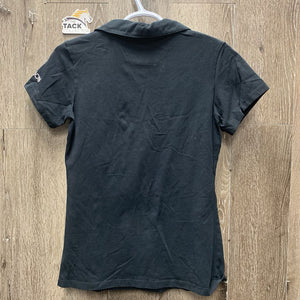 SS Polo Shirt, 1/4 Button Up *vgc, mnr faded edges