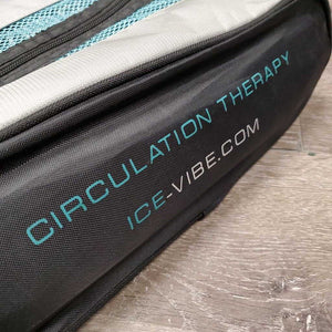2: Ice Vibe Boots, Ice Packs, Inserts, 1: charger & cord, bag *vgc, mnr dirt & residue