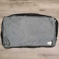 Hvy Cordura Tack Trunk Cover, Zipper Top, Handle Cut outs *vgc, mnr dirt & stains