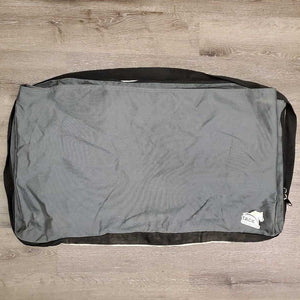 Hvy Cordura Tack Trunk Cover, Zipper Top, Handle Cut outs *vgc, mnr dirt & stains