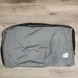 Hvy Cordura Tack Trunk Cover, Zipper Top, Handle Cut outs *vgc, mnr dirt & stains