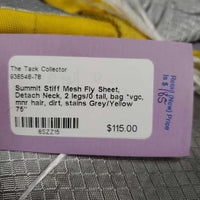 Stiff Mesh Fly Sheet, Detach Neck, 2 legs/0 tail, bag *vgc, mnr hair, dirt, stains
