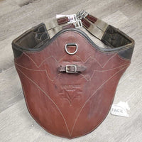 Belly Girth, 2x Els, Center D & Strap *vgc/gc, clean, scratches, scrapes & rubs, mnr faded, stretched strap
