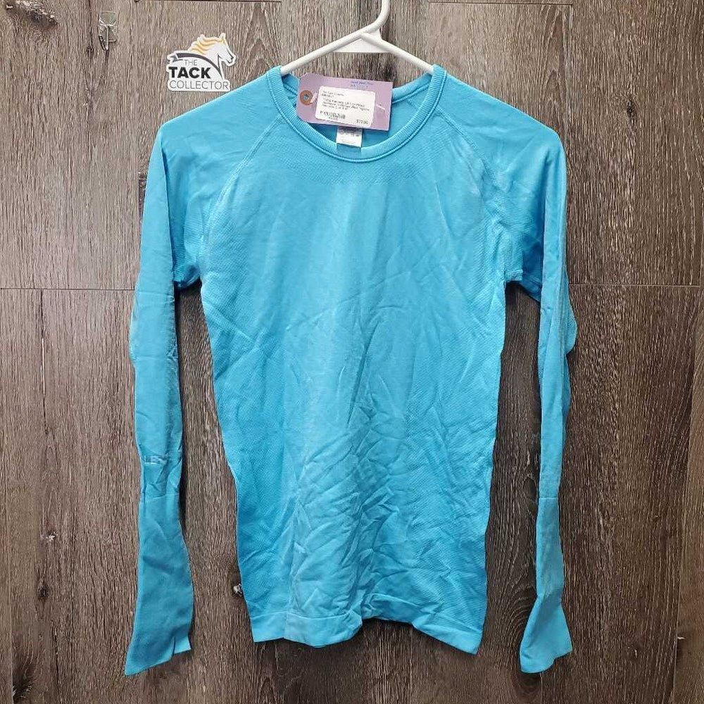 LS Slim Fitted Seamless Technique Shirt *vgc/xc, mnr rubs