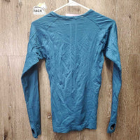 LS Slim Fitted Seamless Technique Shirt *vgc/xc, mnr rubs