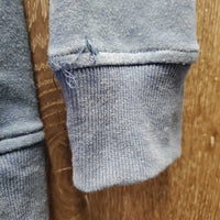 LS Light Soft Sweatshirt "Sorry, Can't, Horses. Bye." *vgc, mnr loose thread, rubs & pills
