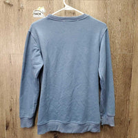 LS Light Soft Sweatshirt "Sorry, Can't, Horses. Bye." *vgc, mnr loose thread, rubs & pills
