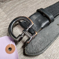 Braided Elastic Belt, Buckle *vgc, mnr scraped edges, rubbed & faded buckle
