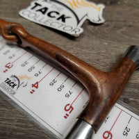 Thin Copper D Ring Bit *gc/fair, chewed, clean, sharp/rough edges, stains
