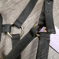 Nylon Halter, adj *gc, dirty, edge rubs, snags/frays, faded
