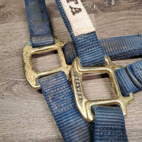 Thick Nylon Halter "Reining Alberta" *gc, faded, v.stained, dirty, rubs