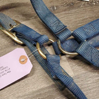 Thick Nylon Halter "Reining Alberta" *gc, faded, v.stained, dirty, rubs

