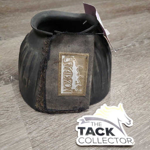 1 ONLY Ribbed Velcro Bell Boot *fair, dirt, residue, cracks, mnr tears
