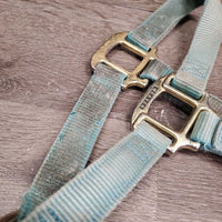 Thick Nylon Halter *gc, v.dirty, faded, stained, edge rubs & frays
