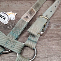 Thick Nylon Halter *gc, v.dirty, faded, stained, edge rubs & frays
