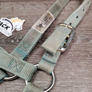 Thick Nylon Halter *gc, v.dirty, faded, stained, edge rubs & frays