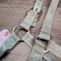 Thick Nylon Halter *gc, v.dirty, faded, stained, edge rubs & frays
