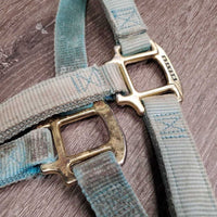 Thick Nylon Halter *gc, v.dirty, faded, stained, edge rubs & frays
