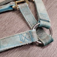 Thick Nylon Halter *gc, v.dirty, faded, stained, edge rubs & frays
