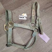 Thick Nylon Halter *gc, faded, v.stained, dirty, rubs
