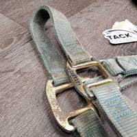 Thick Nylon Halter *gc, faded, v.stained, dirty, rubs